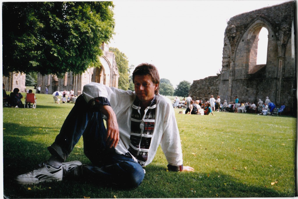 Jamie, under the Glastonbury thorn tree, around the time he first encountered APCMI